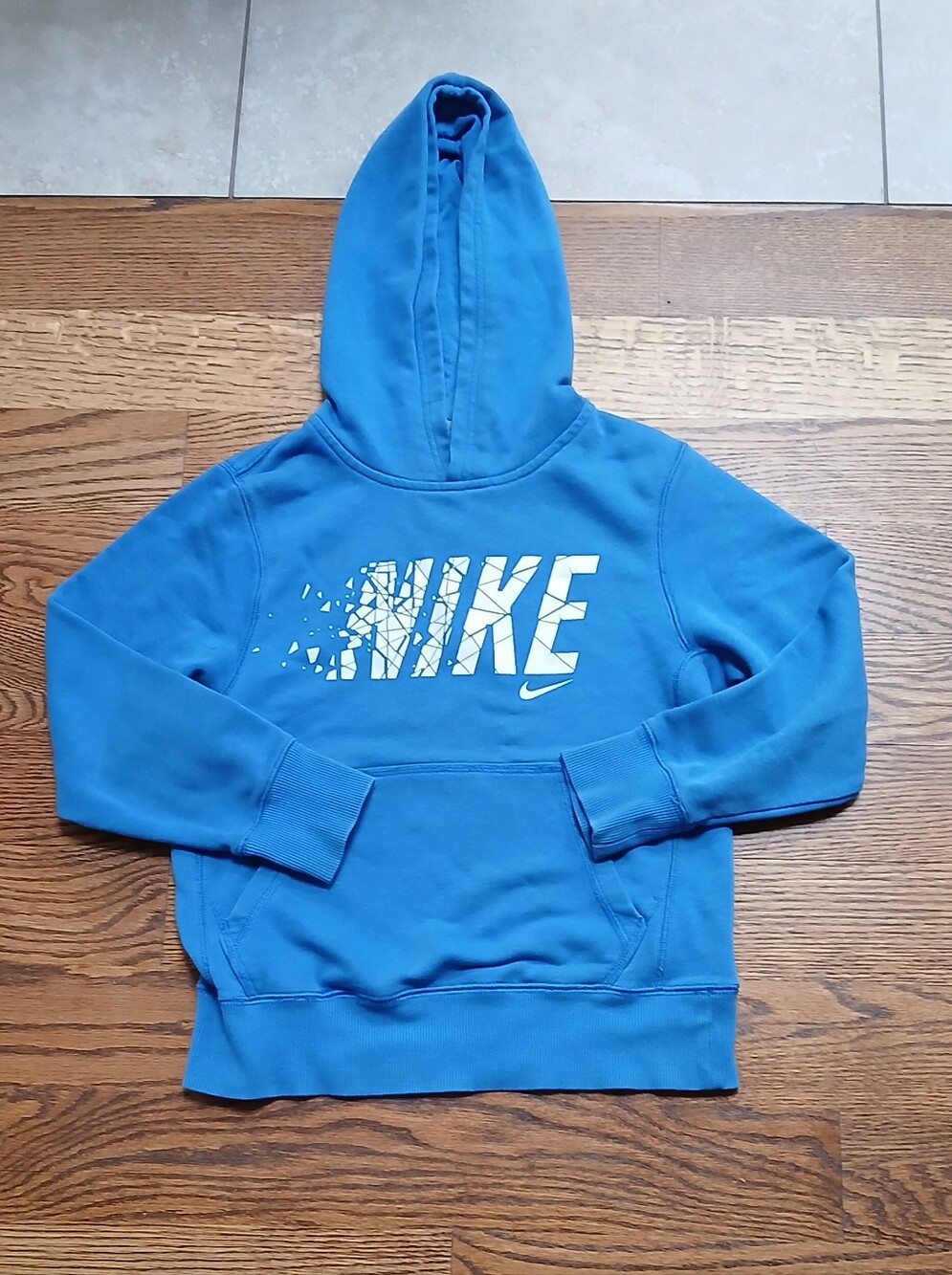 Nike Boy's Blue Pullover Hoodie Sweatshirt